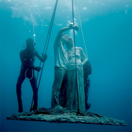 Jason deCaires Taylor Underwater Museum