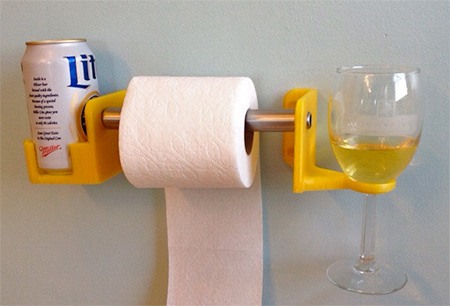 Toilet Paper Beverage Holder