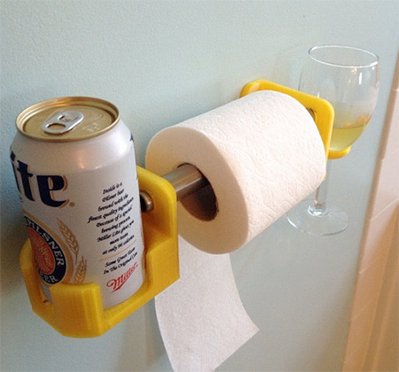 Beer and Wine Toilet Paper Holder