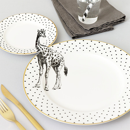 Animal Plates by Yvonne Ellen