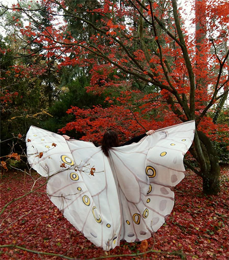 Dorota Drzewiecka Butterfly Wing Scarves