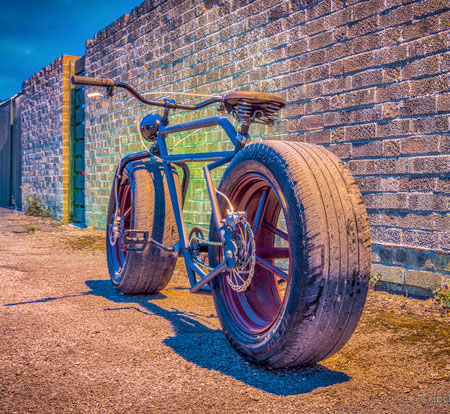 Car Wheel Bicycle