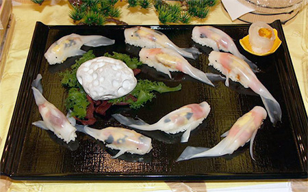 Japanese Koi Fish Sushi