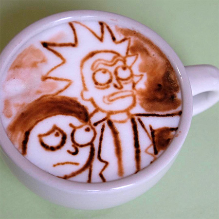 Michael Breach Coffee Art