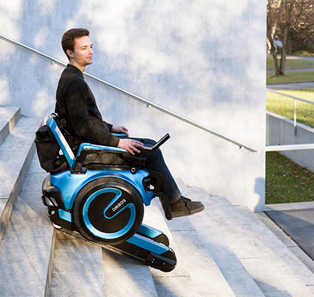 Wheelchair Rides on Stairs