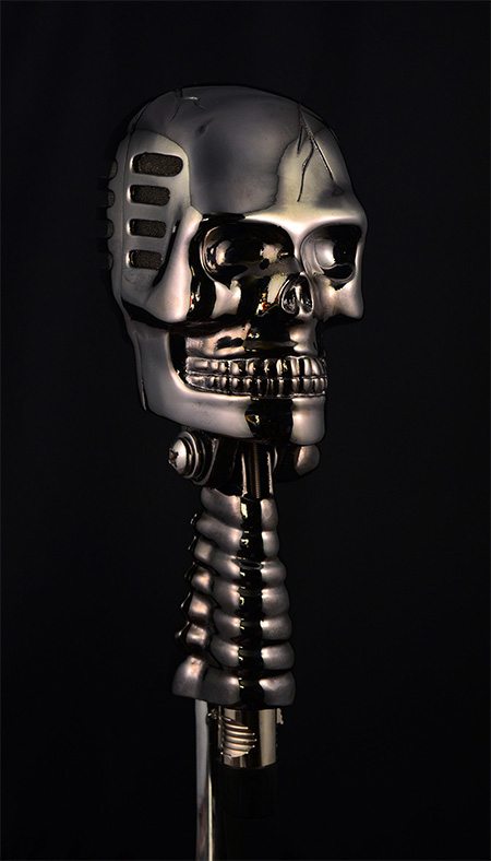 Skull Microfone