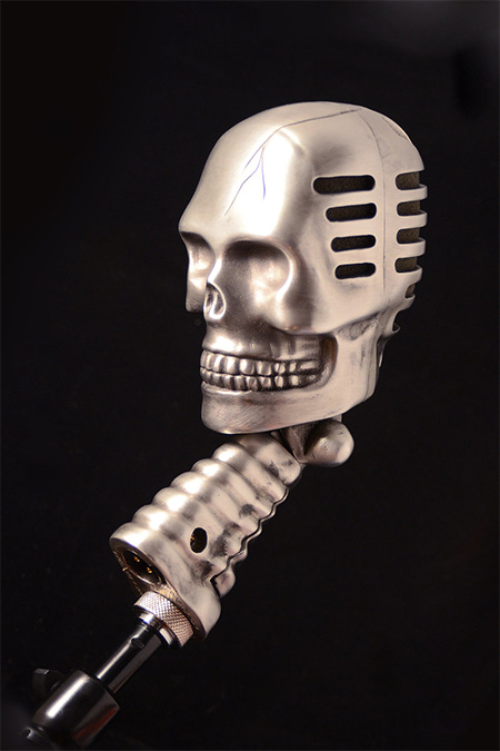 Peter Erickson Skull Microphone