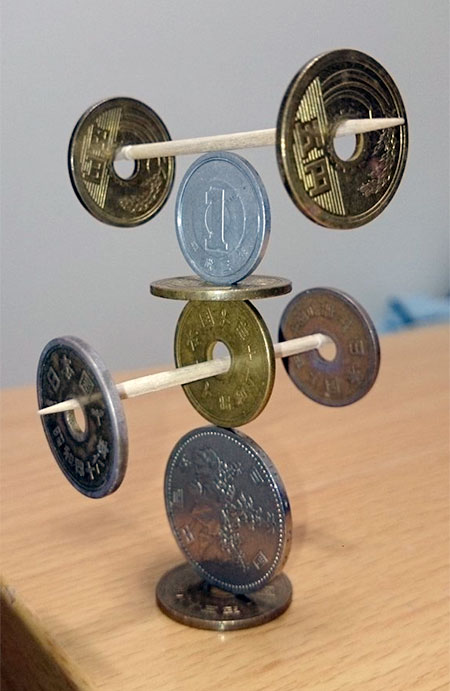 Japanese Coin Stacking