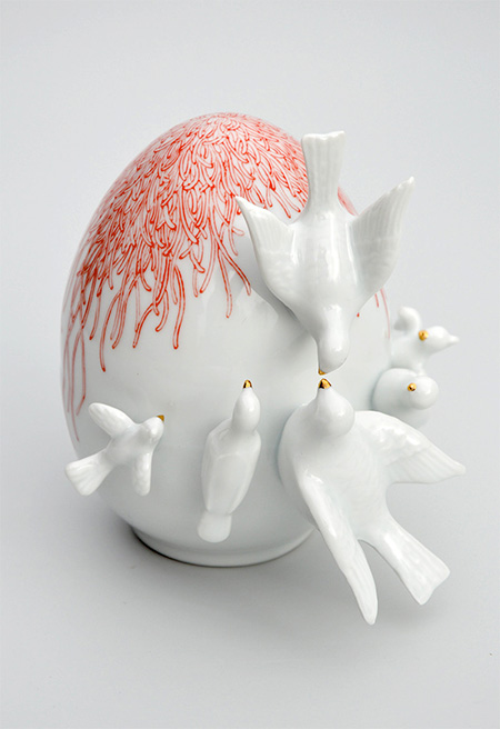 Juliette Clovis Porcelain Easter Egg