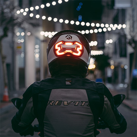 Motorcycle Helmet LED Light