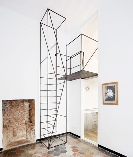 Francesco Librizzi Wireframe Staircase