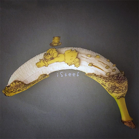 Banana Carving by iSteef
