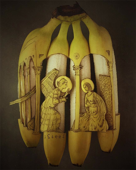 Instagram Banana Carving