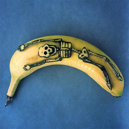 Banana Carvings