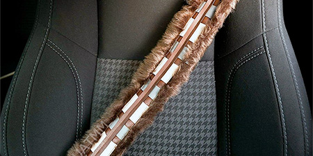 Chewbacca Seat Belt Cover