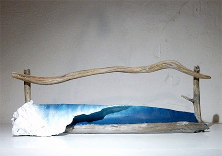 Driftwood Wave Sculptures