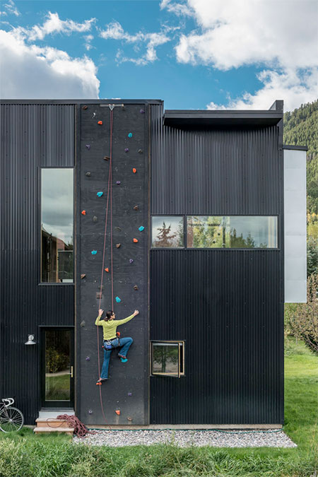 Carney Logan Burke Climbing Wall House