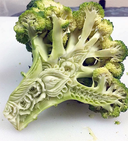 Broccoli Carving