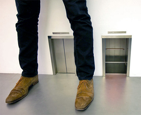 Maurizio Cattelan Elevator