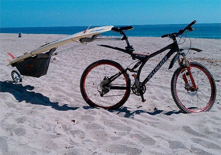 Bicycle Surfboard Carrier