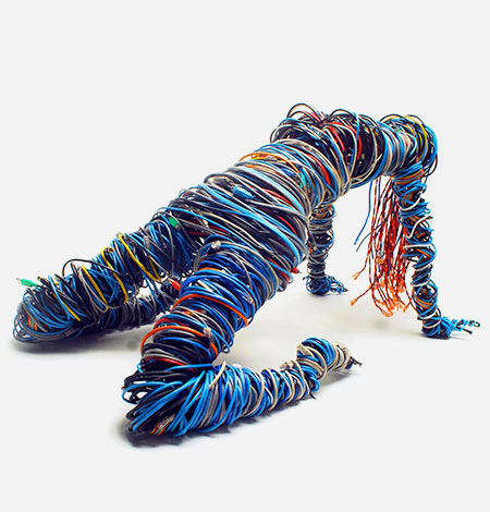 Ethernet Cable Sculpture