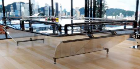 Glass Pool Table