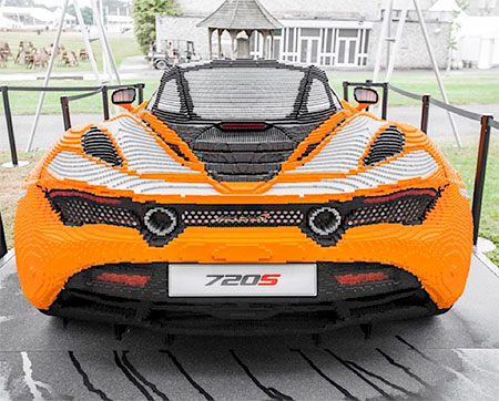 McLaren Car Made of LEGO