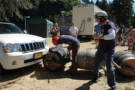 Charley Wheelock Barrel Bike