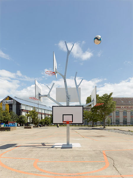 Basketball Sculpture