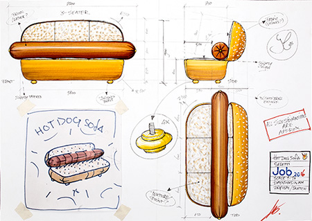 Studio Job Hot Dog Sofa