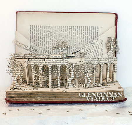 Thomas Wightman 3D Book Sculptures