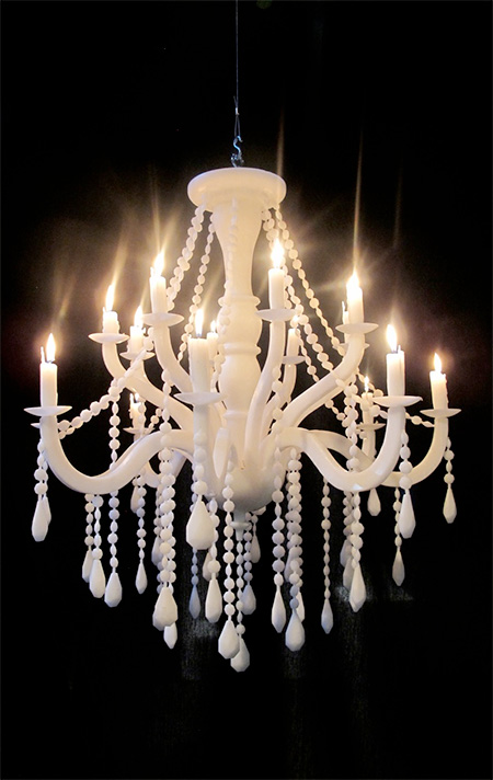 Wax Chandelier