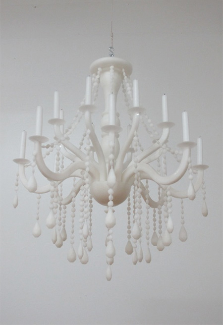 Chandelier Made of Wax