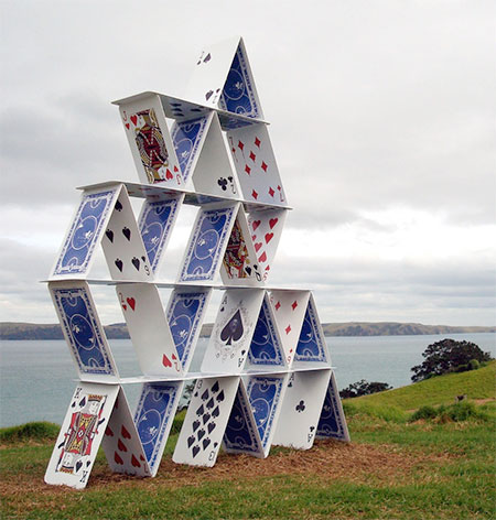 House of Cards Sculpture