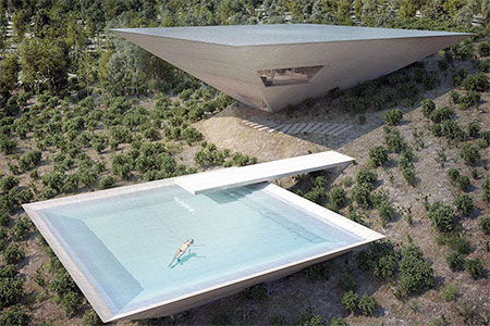 Inverted Pyramid House Concept