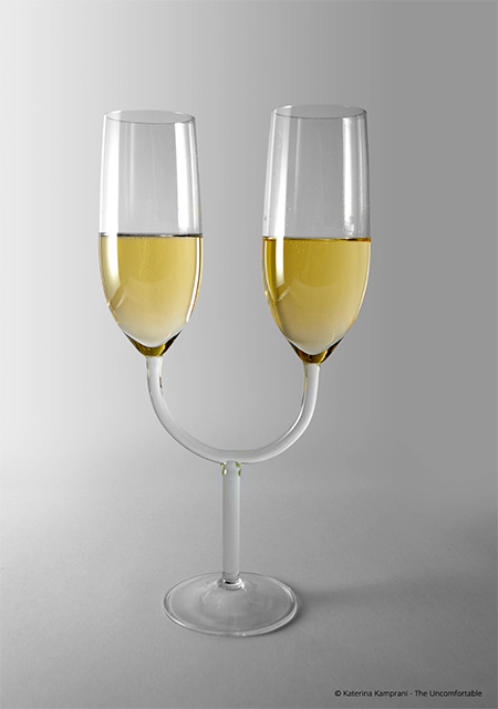 The Uncomfortable Champagne Glasses