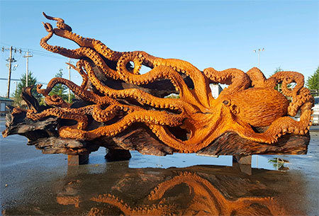 Wooden Octopus