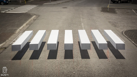 3D Crosswalk in Iceland