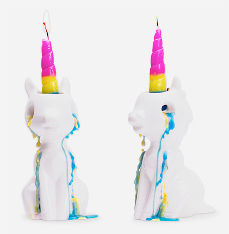 Firebox Crying Unicorn Candle