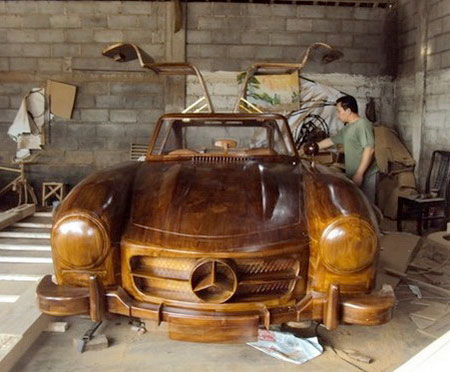 Wooden Mercedes Benz