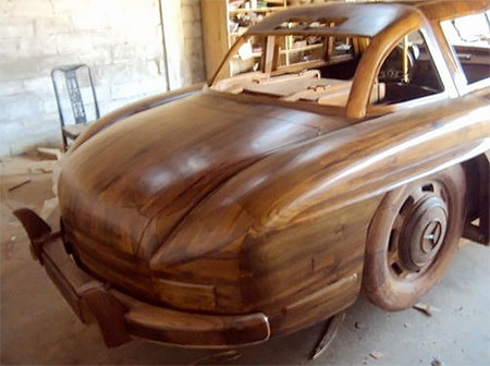 Wooden 1955 Mercedes