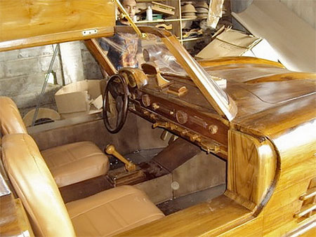 Wooden 1955 Mercedes-Benz 300SL Gullwing