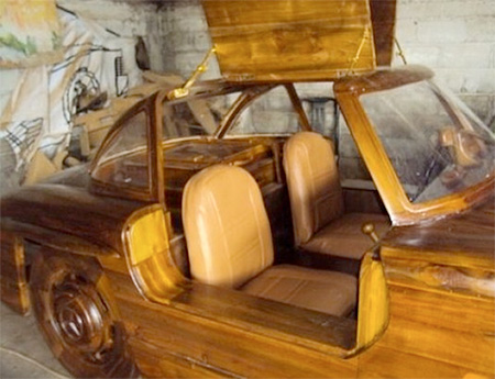 Wooden Mercedes 300SL