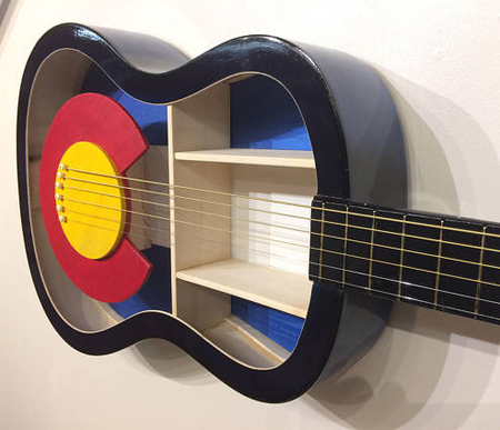 Acoustic Guitar Bookshelf