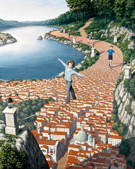 Painting by Rob Gonsalves