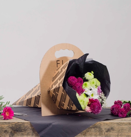 Cardboard Flowers Packaging