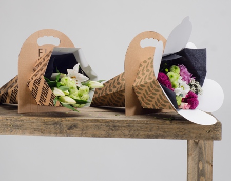 Cardboard Flower Packaging