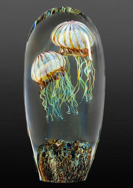 Glass Jellyfish Sculptures