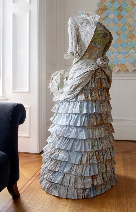 Dress Made of Maps