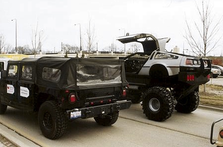 Rich Weissensel DeLorean Monster Truck